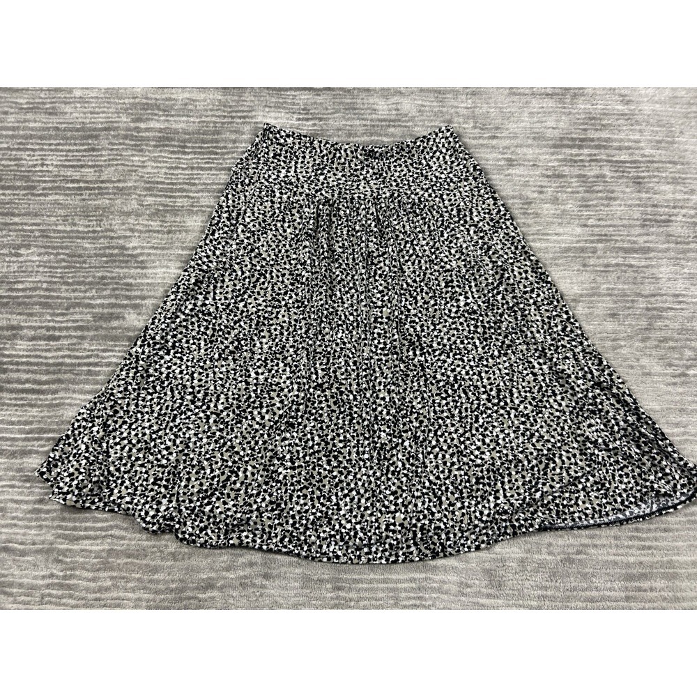 East‎ 5th Skirt Womens Small Multicolor A-Line Midi Polyester Blend